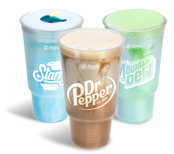 Ziggi's Dirty Soda Floats